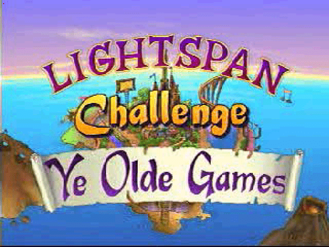 Faire Games - Language Arts title screen for Playstation